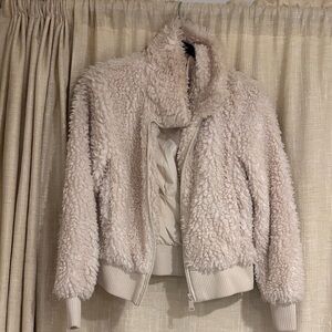 Zara Cream Teddy Jacket